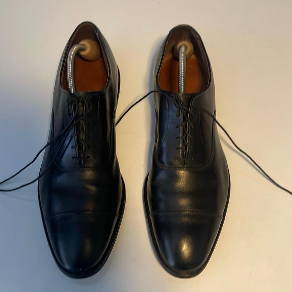 Allen Edmonds Park Avenue black Cap-toe Oxford Dress Shoe size 12 C.